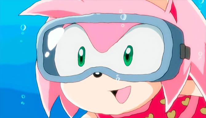 Sonic X - 1ª Temporada - Ep. 09 - Amy Na Praia