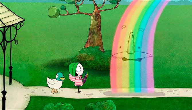 Sarah e o Pato - 2ª Temporada - Ep. 10 - A Sobrinha do Arco-íris / A Decoração do Burro