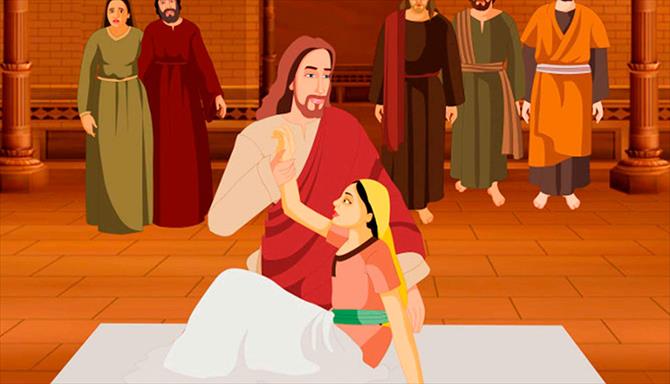 Jesus para Crianças - Ep. 03 - Jesus Ressuscita uma Menina /  Jesus Cura um Paralítico