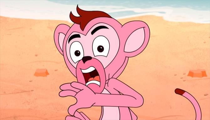 Histórias da Ilha - 1ª Temporada - 02 - Tentando Capturar o Macaco Mágico Pinkey