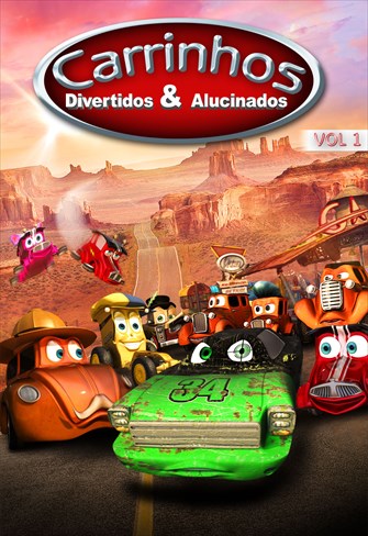 Dvd Infantil os Carrinhos Volume 1 - Lar&Lazer